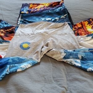Colorado Thread yoga capris
